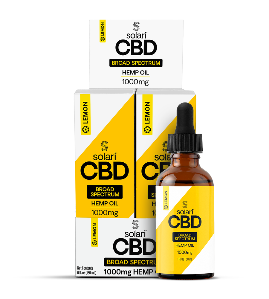 CBD Oil Lemon 1000mg - Six Pack